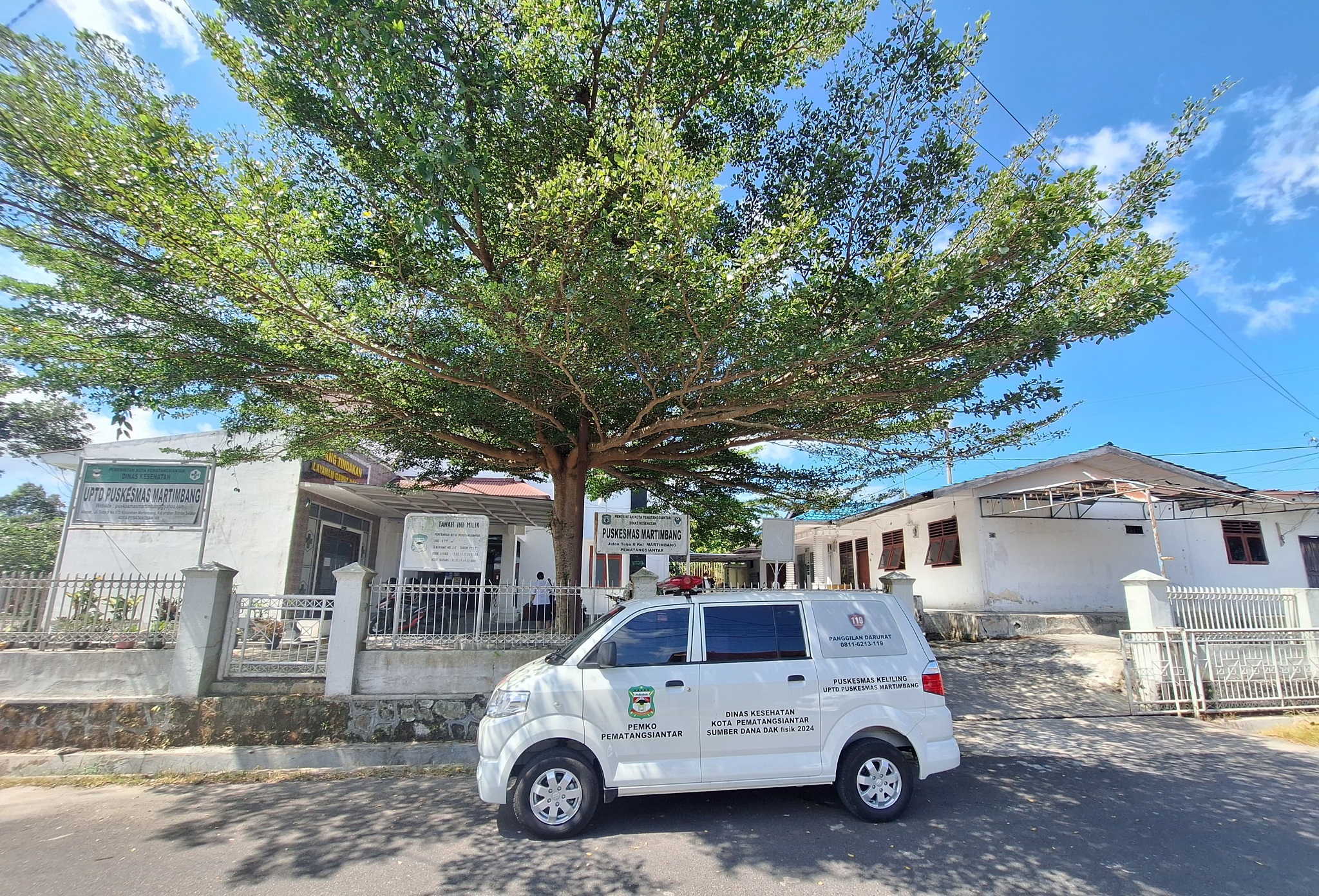 Gedung pelayanan kesehatan UPTD Puskesmas Martimbang
